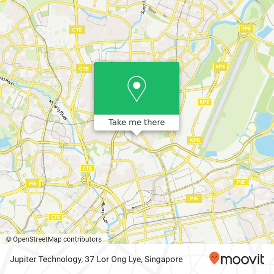 Jupiter Technology, 37 Lor Ong Lye地图