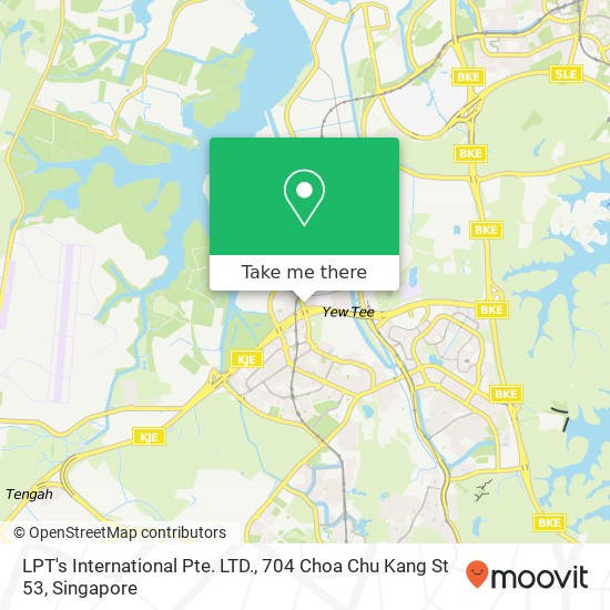 LPT's International Pte. LTD., 704 Choa Chu Kang St 53地图