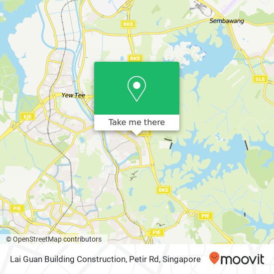 Lai Guan Building Construction, Petir Rd地图