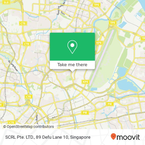 SCRL Pte. LTD., 89 Defu Lane 10地图