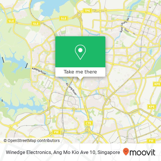 Winedge Electronics, Ang Mo Kio Ave 10 map