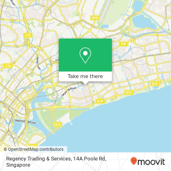 Regency Trading & Services, 14A Poole Rd地图