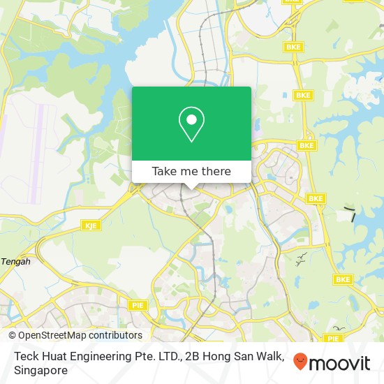 Teck Huat Engineering Pte. LTD., 2B Hong San Walk map