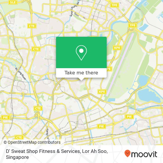 D' Sweat Shop Fitness & Services, Lor Ah Soo地图