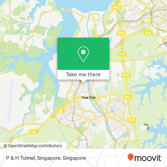 P & H Tunnel, Singapore map