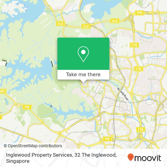 Inglewood Property Services, 32 The Inglewood map