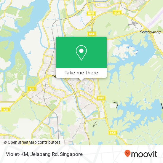 Violet-KM, Jelapang Rd map