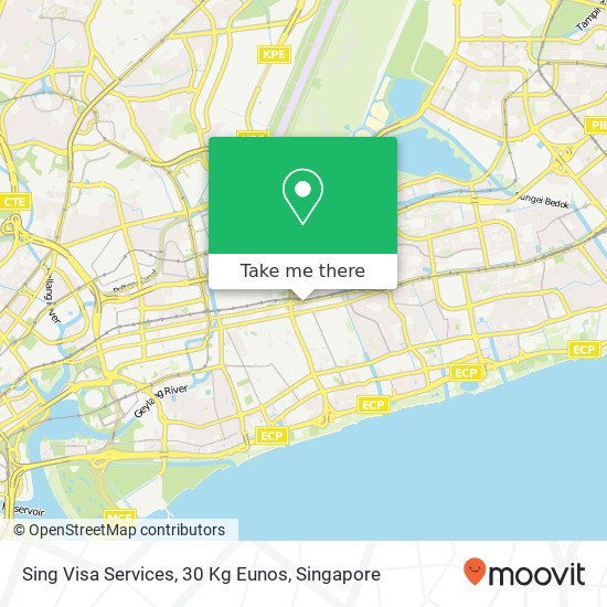 Sing Visa Services, 30 Kg Eunos map