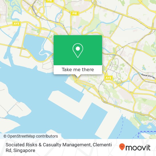 Sociated Risks & Casualty Management, Clementi Rd map