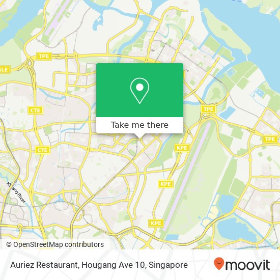 Auriez Restaurant, Hougang Ave 10 map