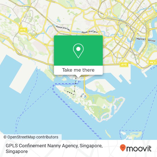GPLS Confinement Nanny Agency, Singapore map