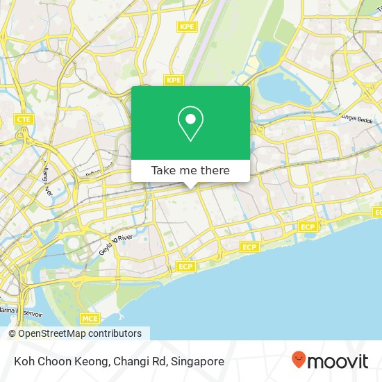 Koh Choon Keong, Changi Rd map