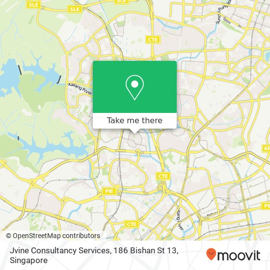 Jvine Consultancy Services, 186 Bishan St 13 map