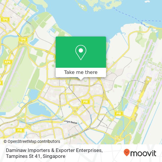 Daminaw Importers & Exporter Enterprises, Tampines St 41 map