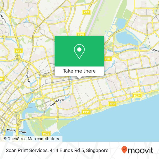 Scan Print Services, 414 Eunos Rd 5地图