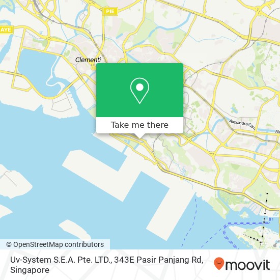 Uv-System S.E.A. Pte. LTD., 343E Pasir Panjang Rd地图