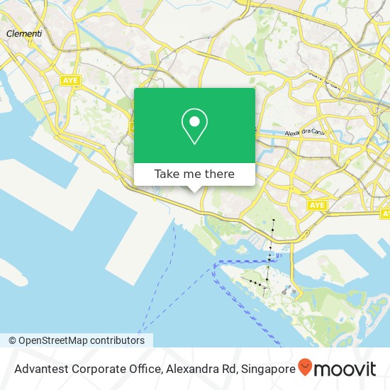 Advantest Corporate Office, Alexandra Rd地图