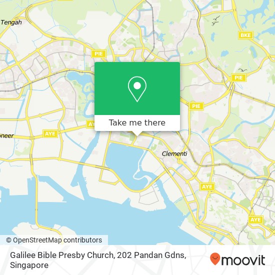 Galilee Bible Presby Church, 202 Pandan Gdns map