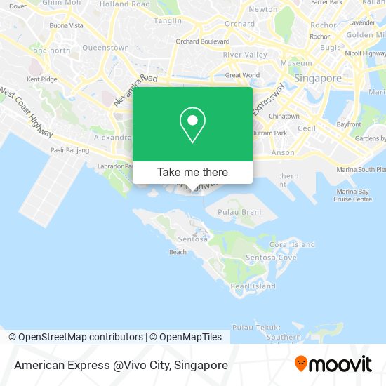American Express @Vivo City地图