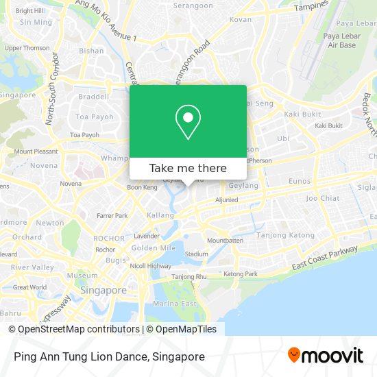 Ping Ann Tung Lion Dance map