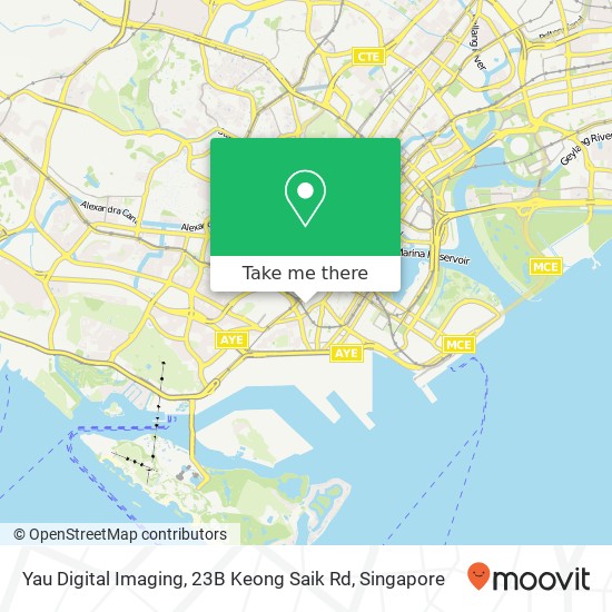 Yau Digital Imaging, 23B Keong Saik Rd地图