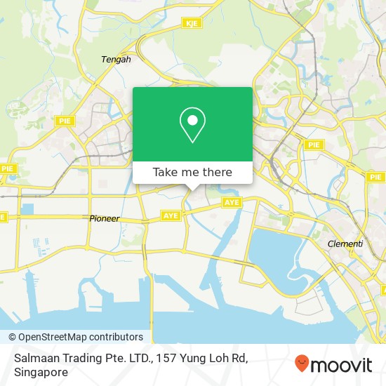 Salmaan Trading Pte. LTD., 157 Yung Loh Rd地图