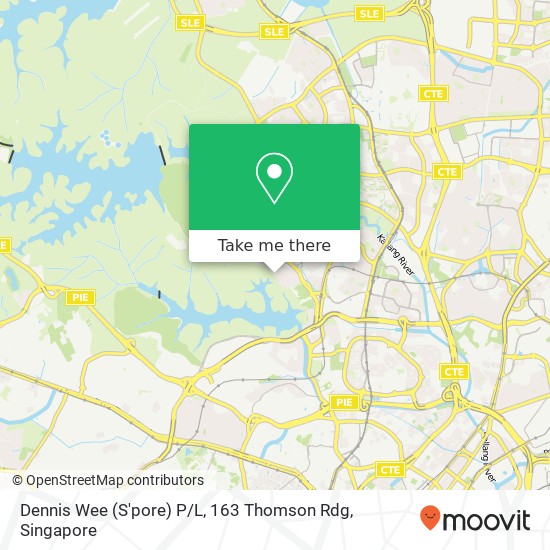 Dennis Wee (S'pore) P / L, 163 Thomson Rdg map