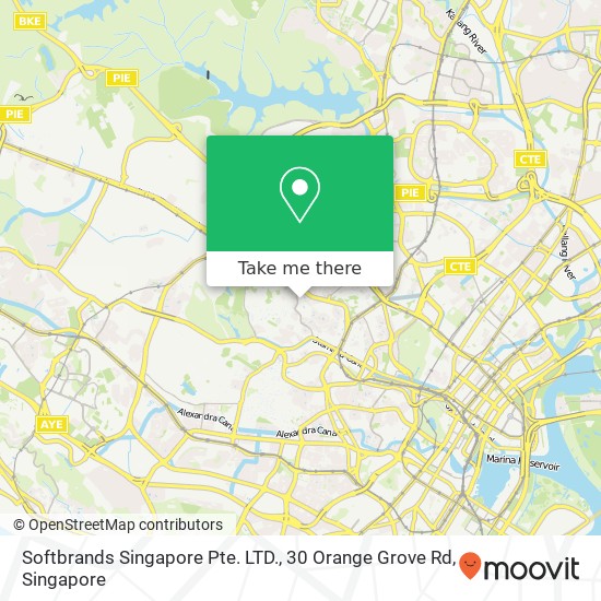 Softbrands Singapore Pte. LTD., 30 Orange Grove Rd地图