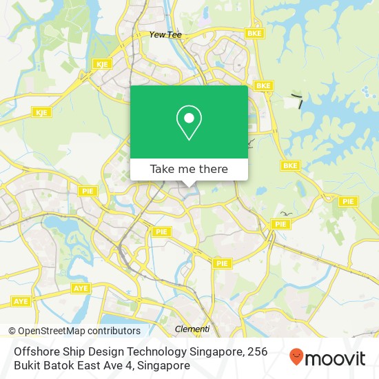 Offshore Ship Design Technology Singapore, 256 Bukit Batok East Ave 4 map