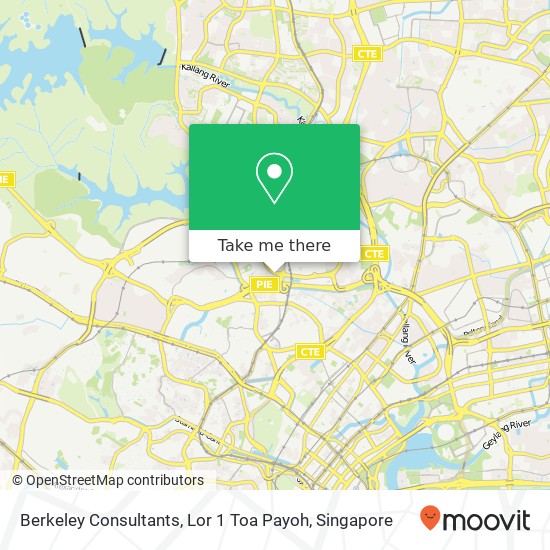 Berkeley Consultants, Lor 1 Toa Payoh map