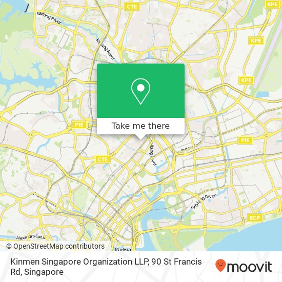 Kinmen Singapore Organization LLP, 90 St Francis Rd map