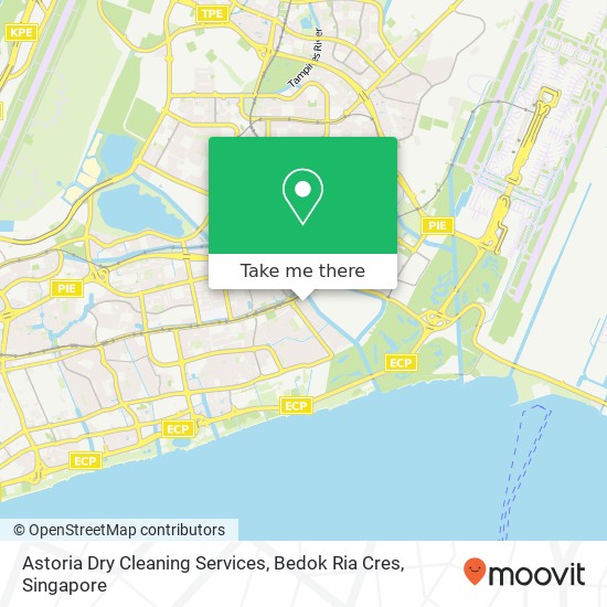 Astoria Dry Cleaning Services, Bedok Ria Cres地图