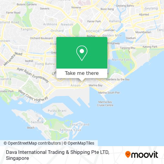 Dava International Trading & Shipping Pte LTD map