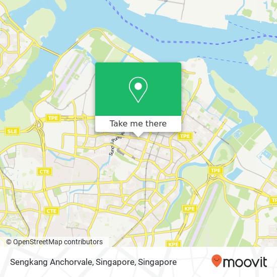 Sengkang Anchorvale, Singapore地图