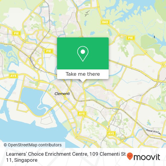 Learners' Choice Enrichment Centre, 109 Clementi St 11 map