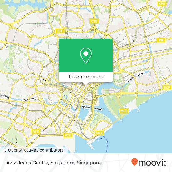 Aziz Jeans Centre, Singapore map