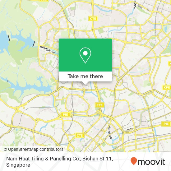 Nam Huat Tiling & Panelling Co., Bishan St 11 map