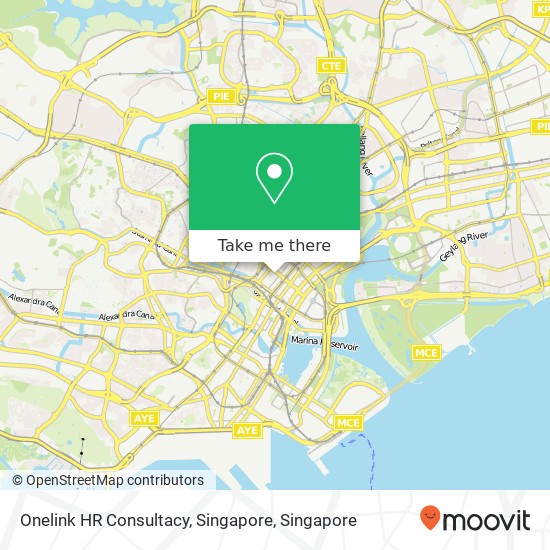 Onelink HR Consultacy, Singapore map