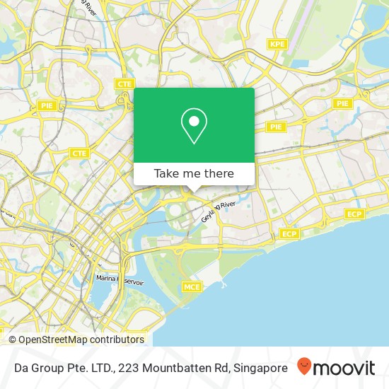 Da Group Pte. LTD., 223 Mountbatten Rd地图