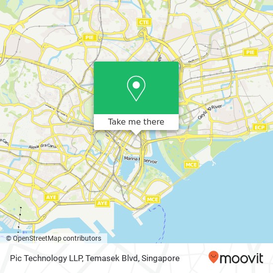 Pic Technology LLP, Temasek Blvd map