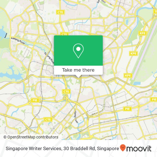 Singapore Writer Services, 30 Braddell Rd地图