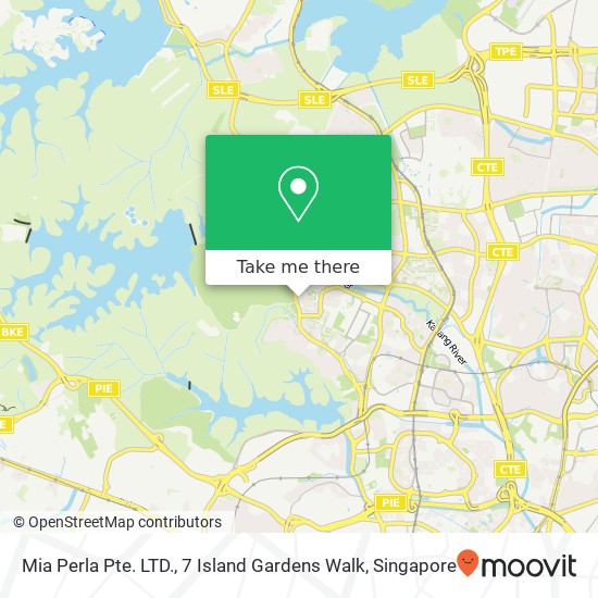 Mia Perla Pte. LTD., 7 Island Gardens Walk地图