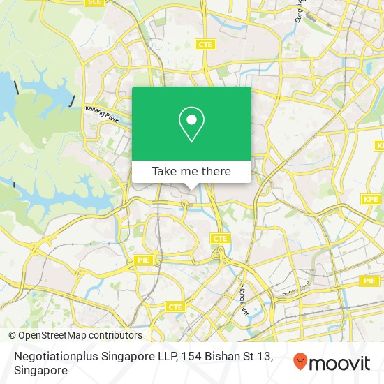 Negotiationplus Singapore LLP, 154 Bishan St 13地图