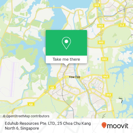 Eduhub Resources Pte. LTD., 25 Choa Chu Kang North 6 map