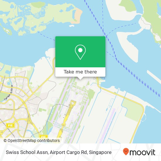 Swiss School Assn, Airport Cargo Rd map