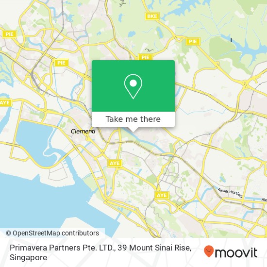 Primavera Partners Pte. LTD., 39 Mount Sinai Rise地图