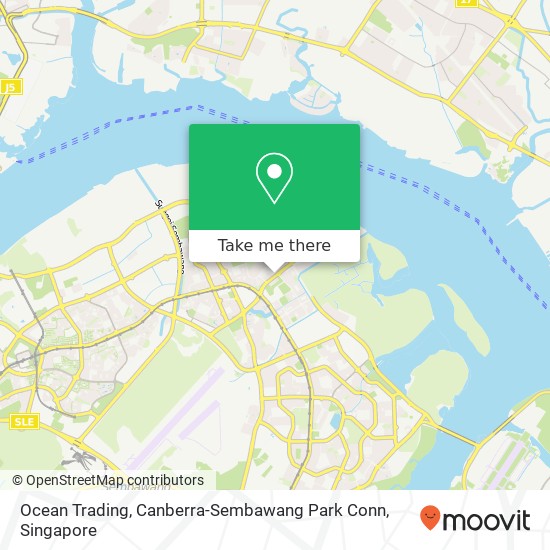 Ocean Trading, Canberra-Sembawang Park Conn map