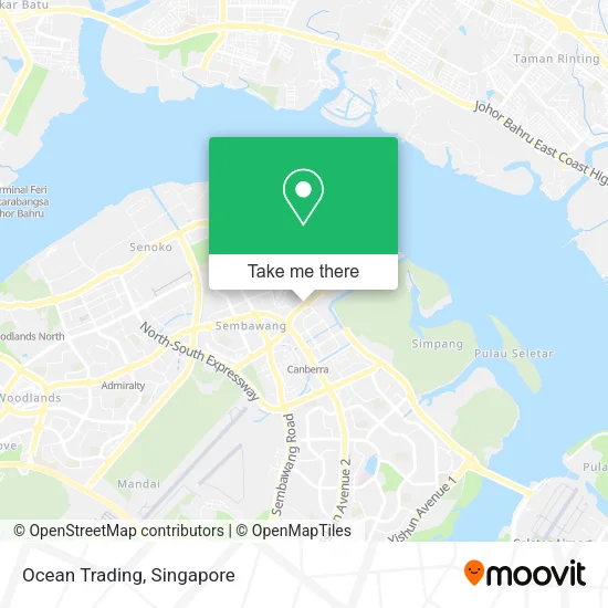 Ocean Trading map