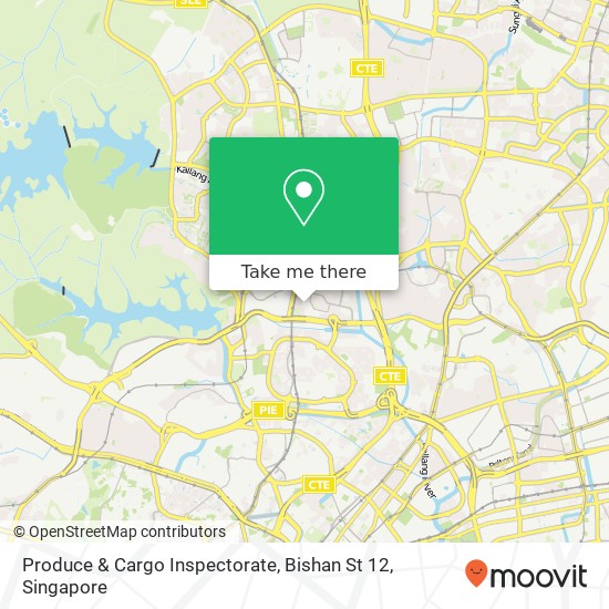 Produce & Cargo Inspectorate, Bishan St 12 map