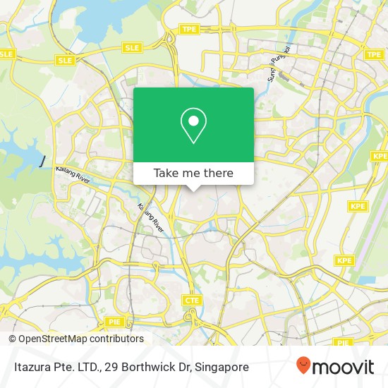 Itazura Pte. LTD., 29 Borthwick Dr地图
